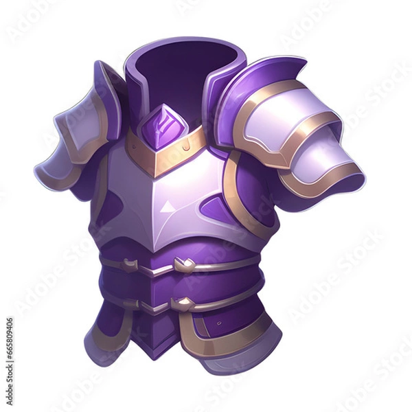 Obraz Medieval leather armor game ai generated