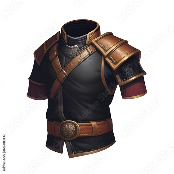 Obraz Medieval leather armor game ai generated
