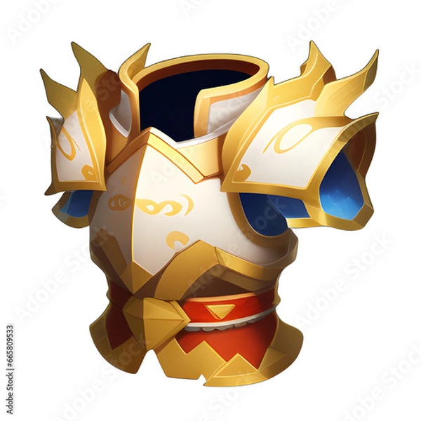 Obraz Medieval leather armor game ai generated