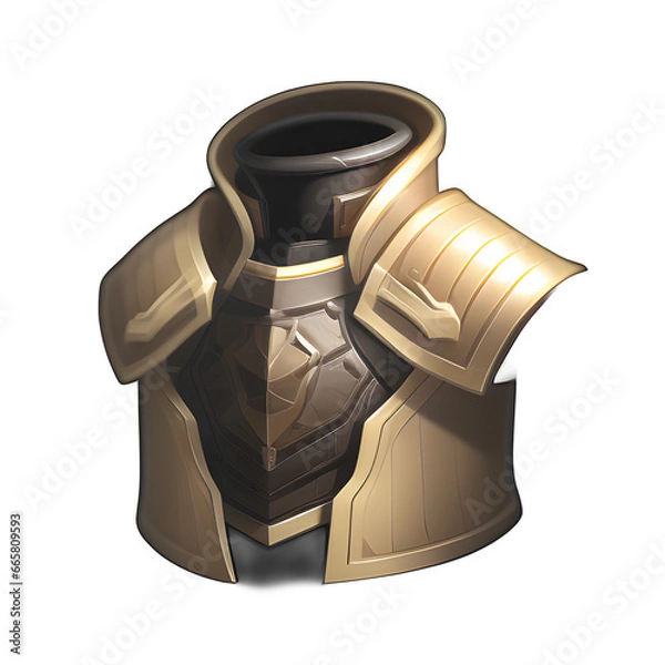 Obraz Medieval leather armor game ai generated