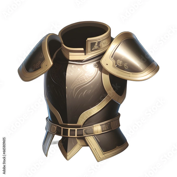 Obraz Medieval leather armor game ai generated