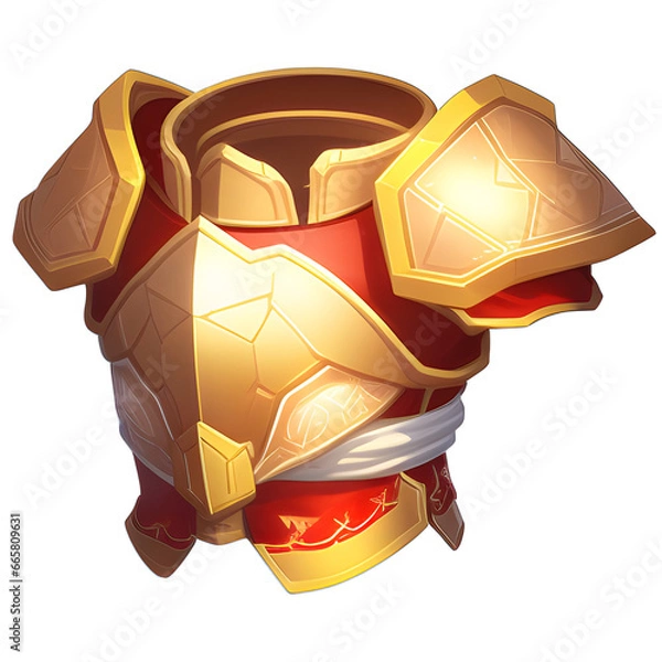Obraz Medieval leather armor game ai generated