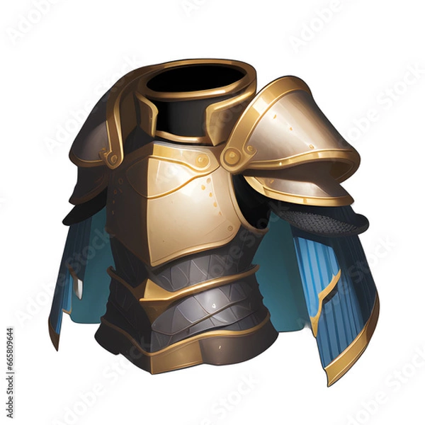 Obraz Medieval leather armor game ai generated
