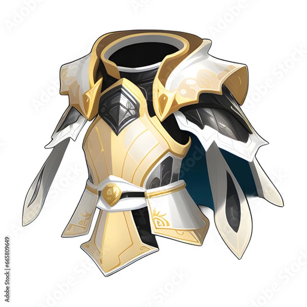 Obraz Medieval leather armor game ai generated