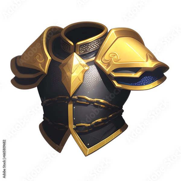 Obraz Medieval leather armor game ai generated