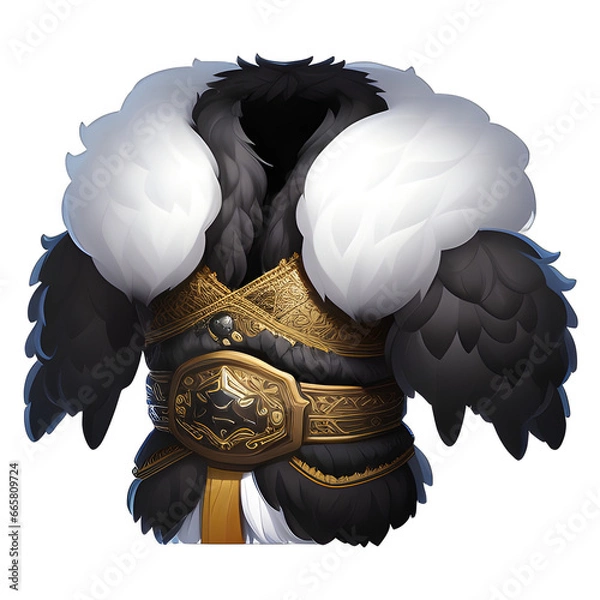 Obraz Medieval leather armor game ai generated