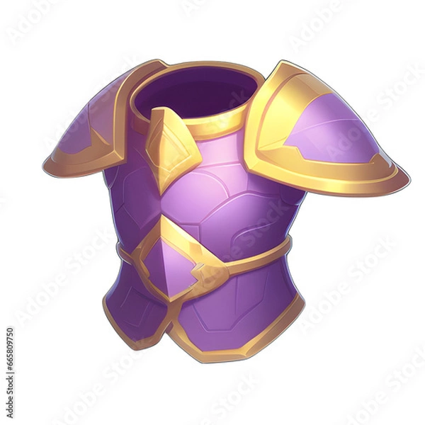 Obraz Medieval leather armor game ai generated