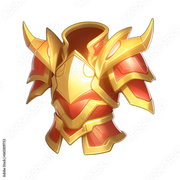 Obraz Medieval leather armor game ai generated