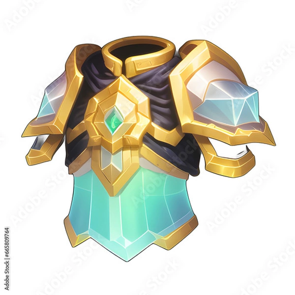 Obraz Medieval leather armor game ai generated