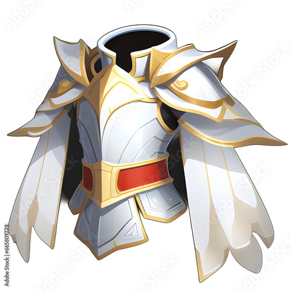 Obraz Medieval leather armor game ai generated