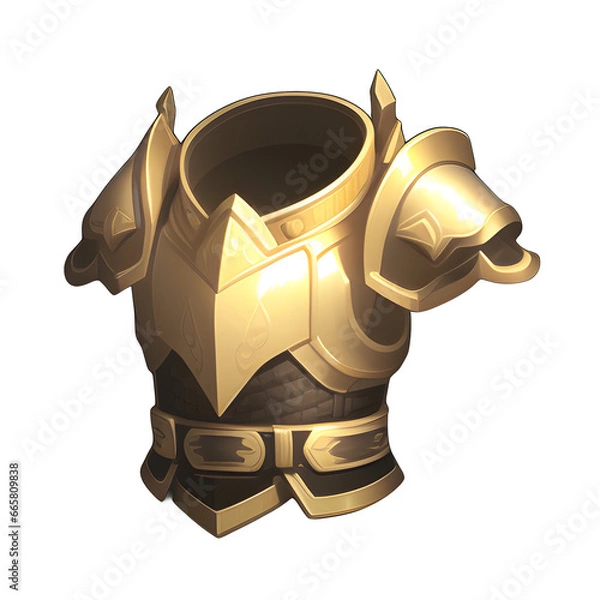 Obraz Medieval leather armor game ai generated