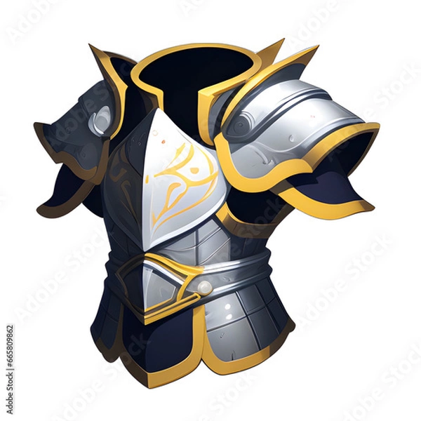 Obraz Medieval leather armor game ai generated
