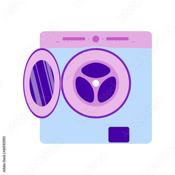 Obraz Washing Machine Vector Illustration