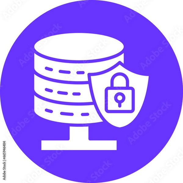 Obraz Vector Design Database Security Icon Style