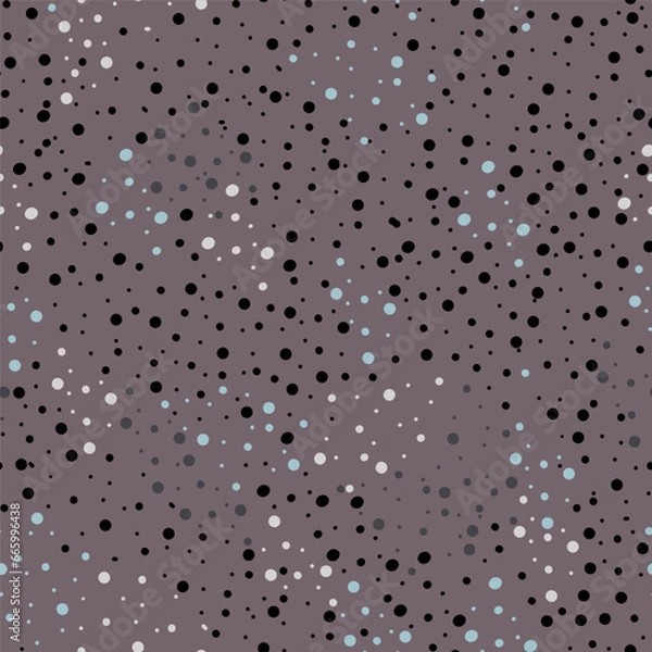 Obraz Seamless pattern of dots. Vector background