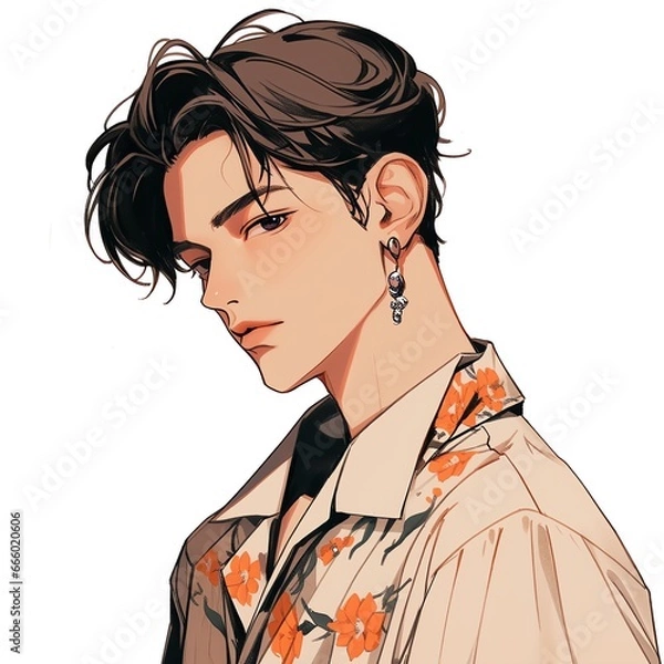 Fototapeta クールなイケメン男子 | Generative AI