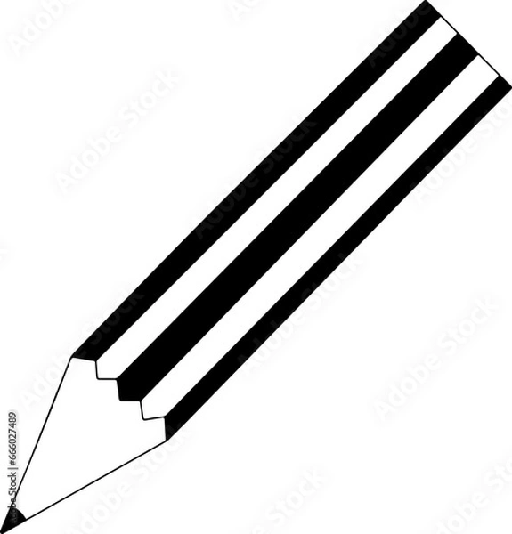 Obraz Pencil icon. Vector EPS 10