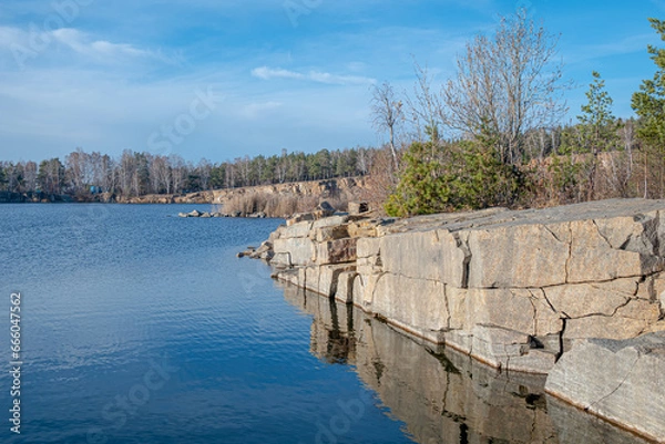 Fototapeta Изумрудный карьер