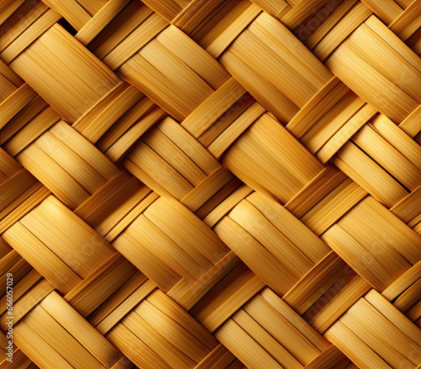 Obraz background with bamboo, woven basket texture, green bamboo texture, green bamboo background, green bamboo, wood texture background