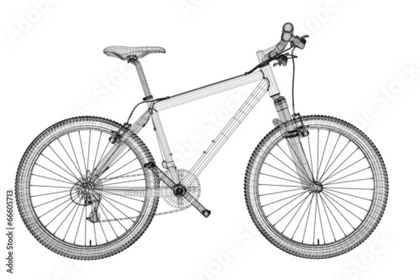 Fototapeta Mountain Bicycle