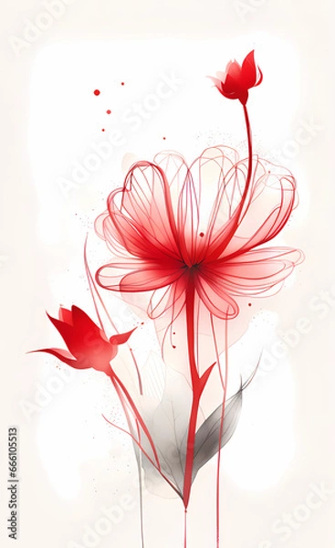 Fototapeta flower in mind