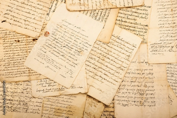 Obraz Vintage litery