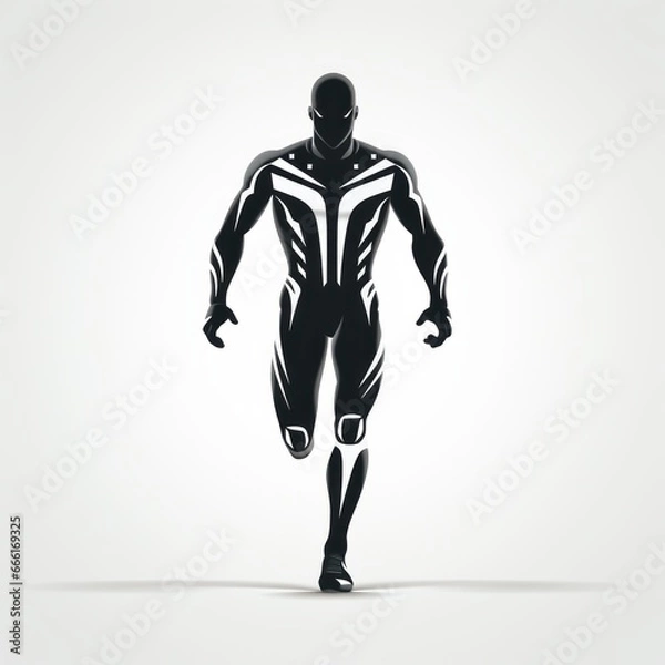 Obraz the running man icon