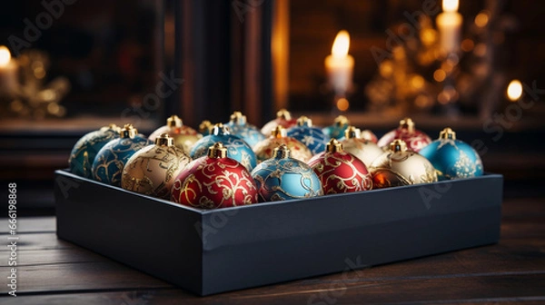 Obraz christmas tree decorations