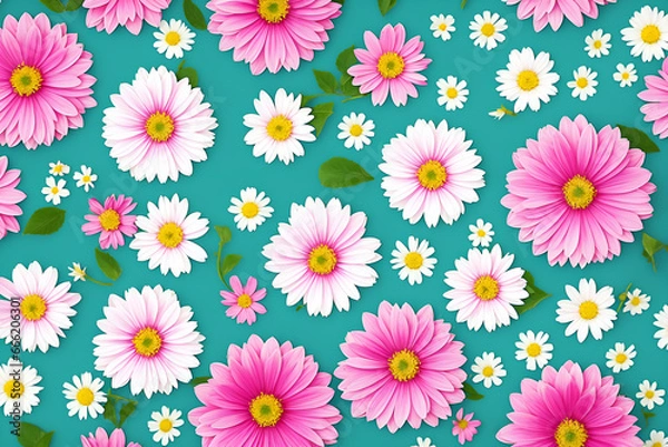 Obraz seamless pattern with flowers