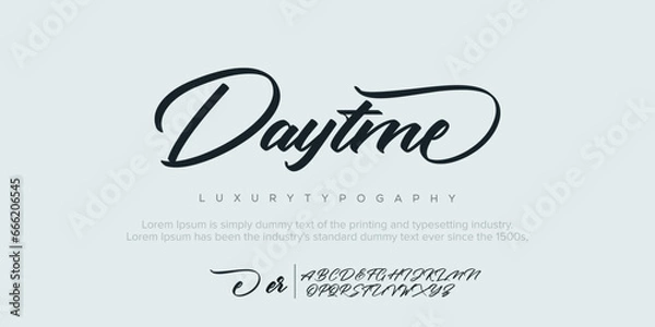 Fototapeta Luxury alphabet font. Typography decorative elegant classic lettering serif fonts vintage retro for logo. vector illustration