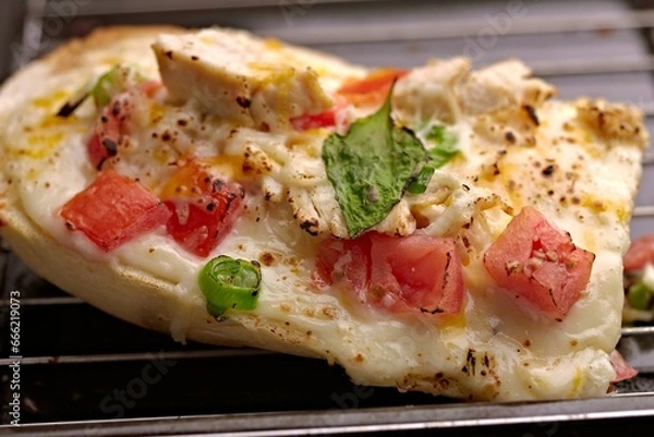 Obraz 4K Image: Irresistible Slice of Mouthwatering Pizza