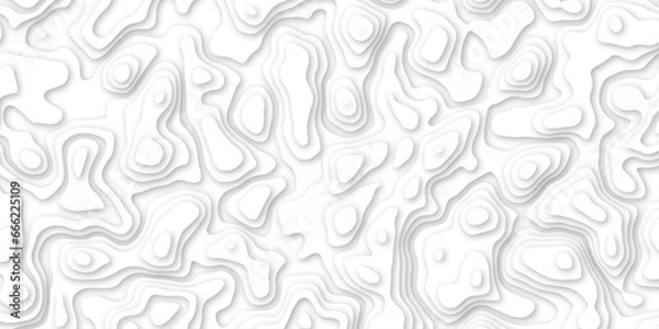 Fototapeta Abstract background texture and papercut and multi layer cutout geometric pattern on vector .Luxury white abstract papercut background with 3d geometry circles .