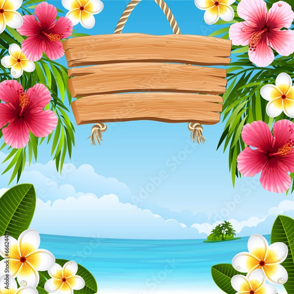 Obraz Tropical landscape