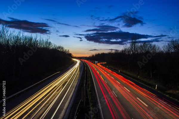 Obraz Tempolimit auf der Autobahn