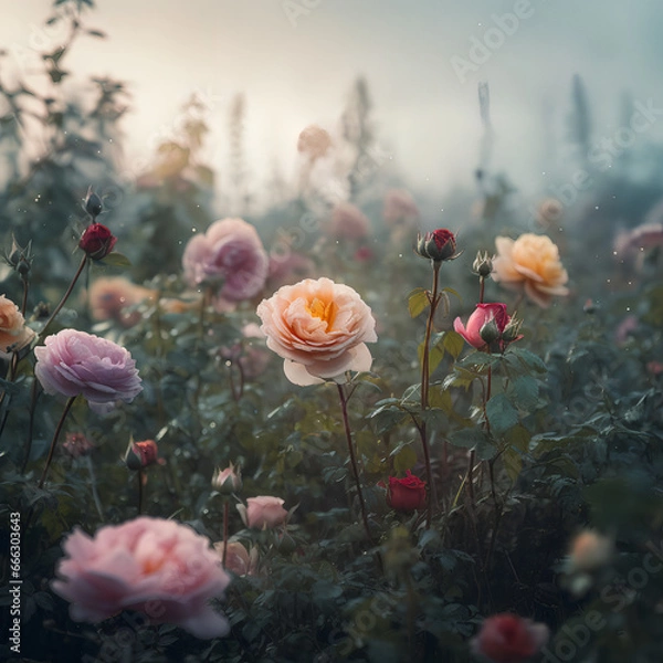 Obraz flower garden