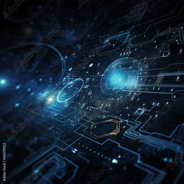 Fototapeta technology background
