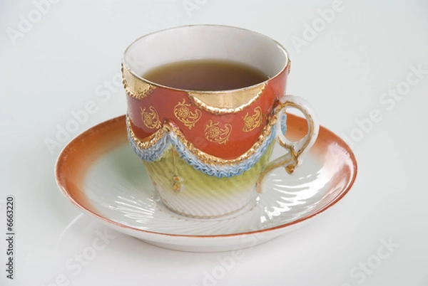 Obraz Highly decorative tea cup