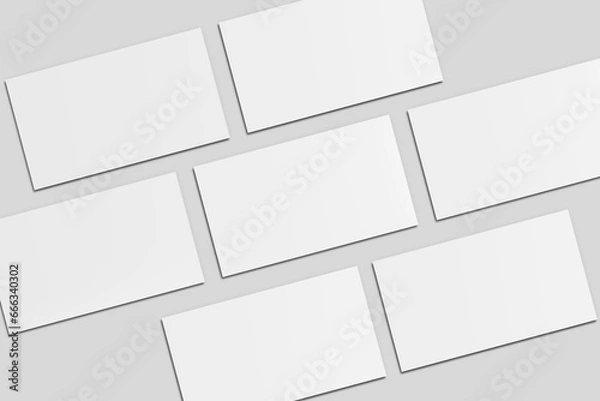 Obraz Blank slides presentation mockup