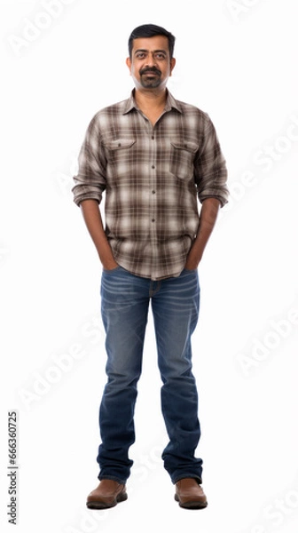 Fototapeta   isolated portrait in studio
