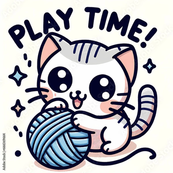 Fototapeta PLAY TIME! CAT