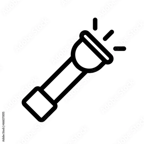 Fototapeta Accessory camping flash