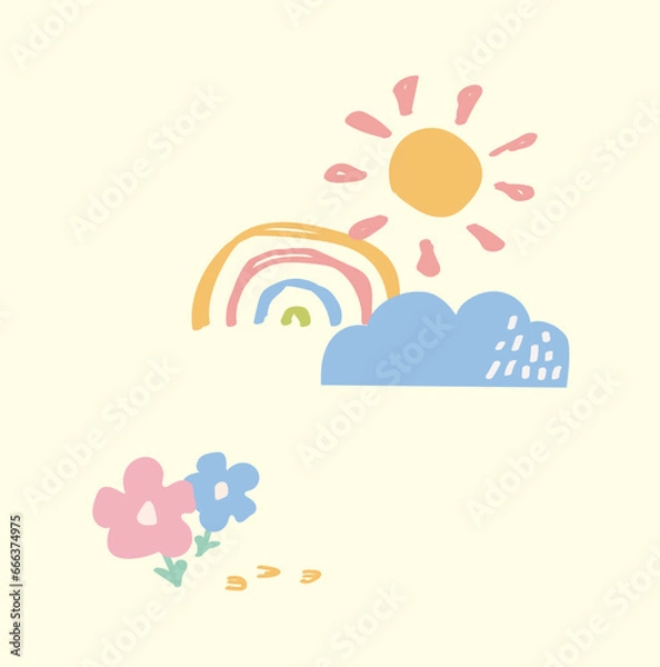 Obraz Scandinavian Style Clip Arts