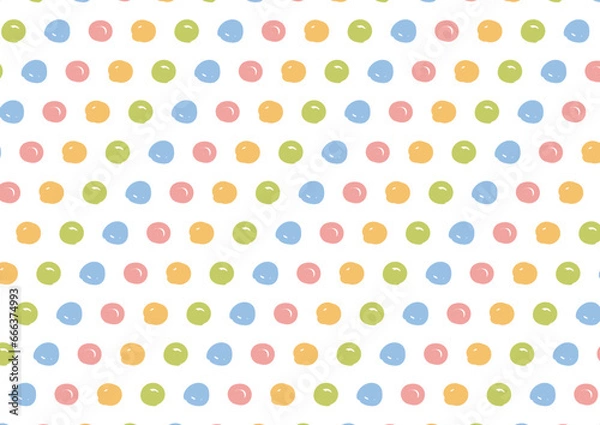 Obraz Dots in pastel colors
