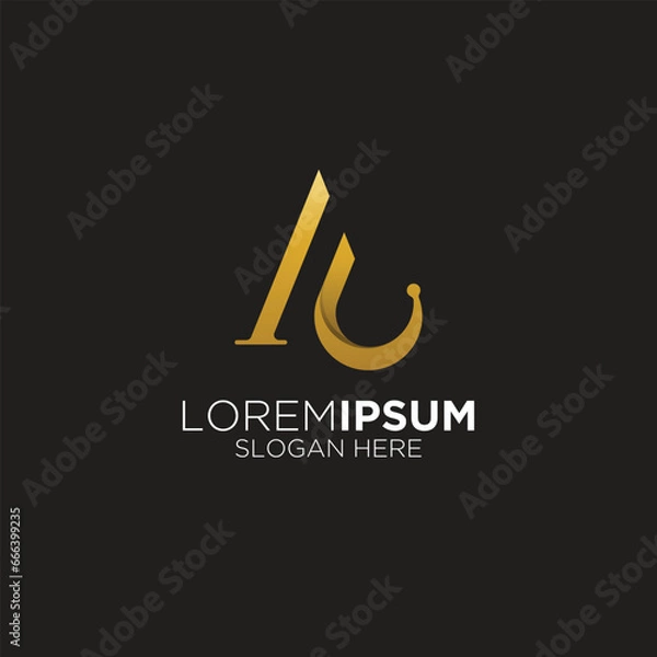 Obraz letter A and C logo design