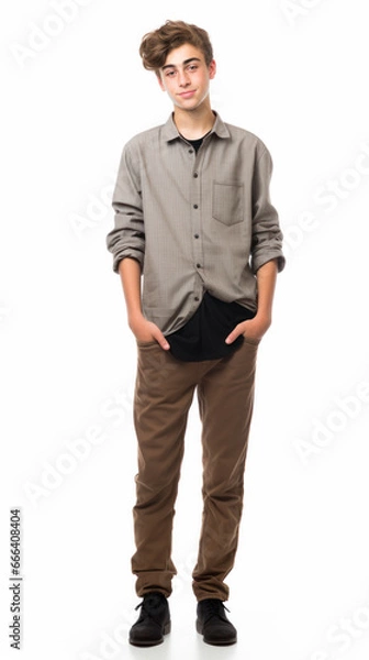 Fototapeta   isolated portrait in studio
