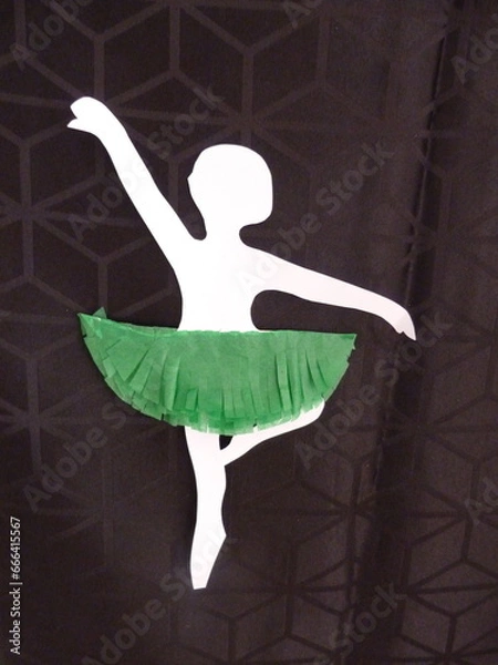 Obraz dessin d'une danseuse