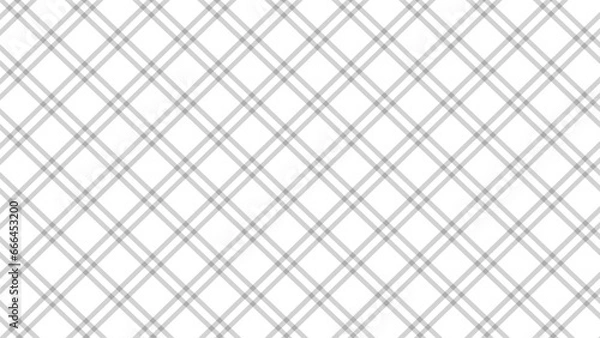 Fototapeta Diagonal black checkered in the white background	