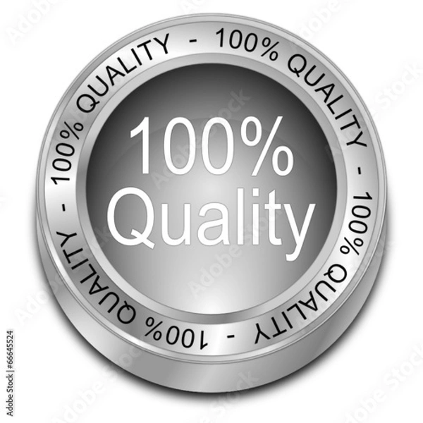 Fototapeta 100% Quality Button