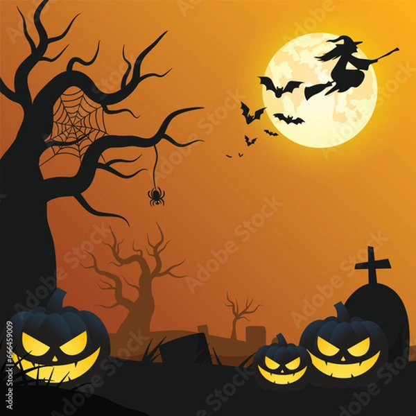 Fototapeta HALLOWEN BACKGROUND