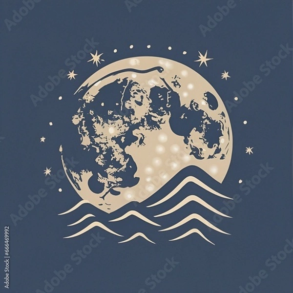 Obraz Illustration Wallpaper Background Digital Art Ai Generated